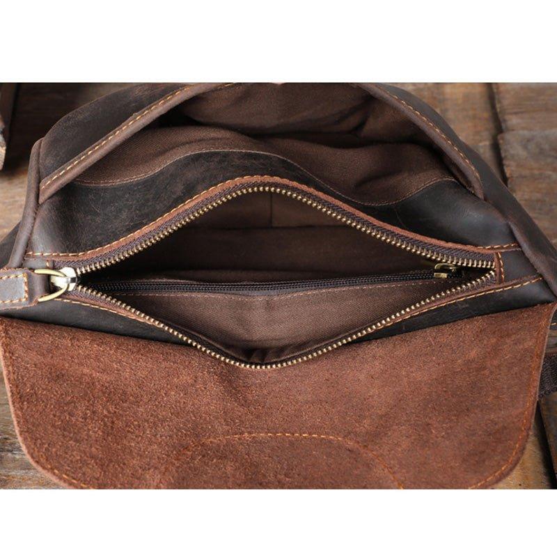 Genuine Leather Cross Body Bag for Men