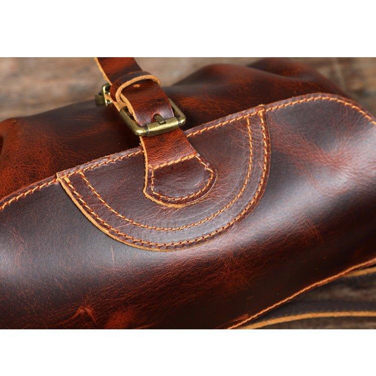 Genuine Leather Cross Body Bag for Men