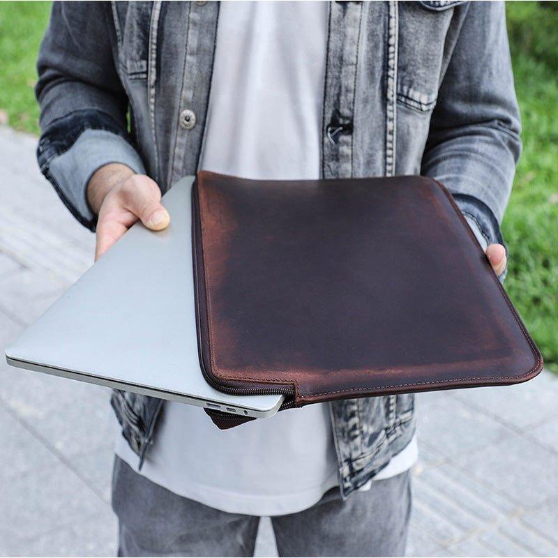 Woosir Leather Laptop Case for Macbook Pro 14.2 Inch