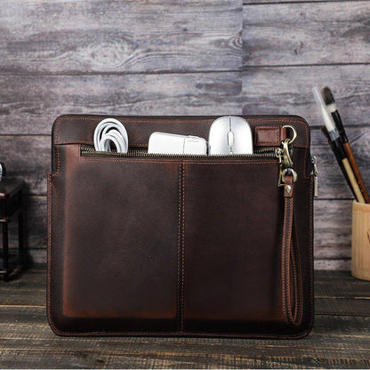 Woosir Leather Laptop Case for Macbook Pro 14.2 Inch