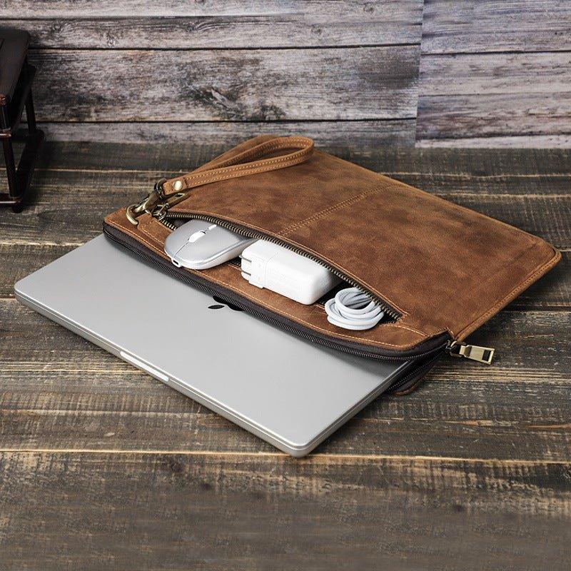 Woosir Leather Laptop Case for Macbook Pro 14.2 Inch