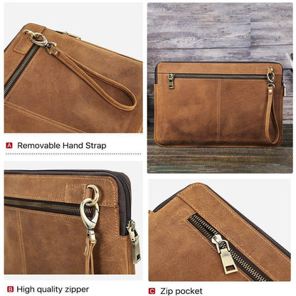 Woosir Leather Laptop Case for Macbook Pro 14.2 Inch