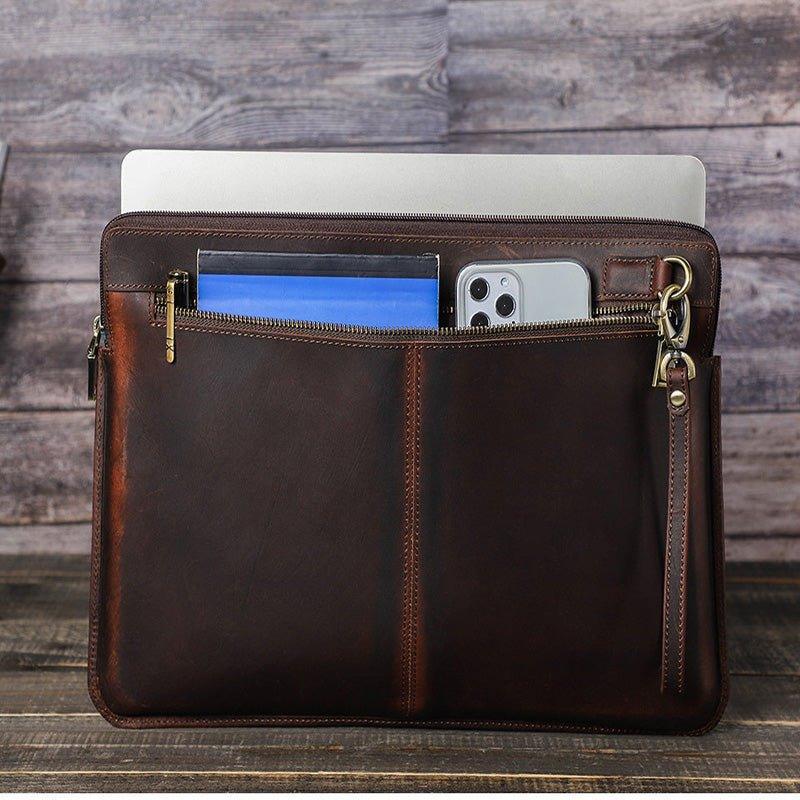 Woosir Leather Laptop Case for Macbook Pro 15.4 Inch