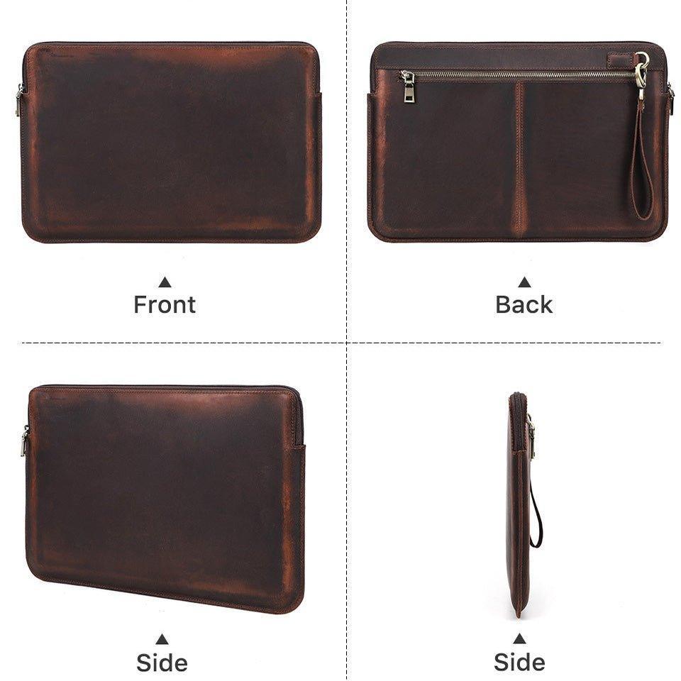 Woosir Leather Laptop Case for Macbook Pro 15.4 Inch