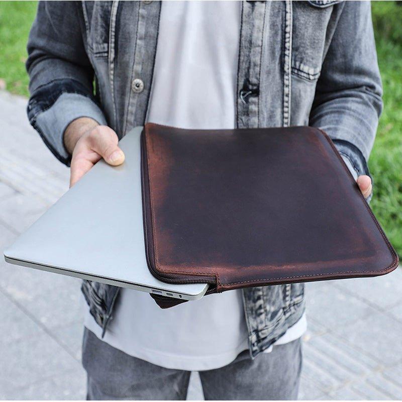 Woosir Leather Laptop Case for Macbook Pro 15.4 Inch