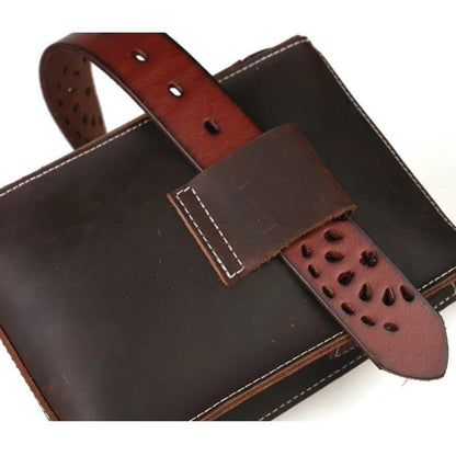 Woosir Genuine Leather Man Messenger Bags