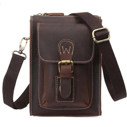 Woosir Genuine Leather Man Messenger Bags