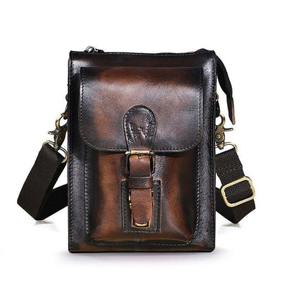 Woosir Genuine Leather Man Messenger Bags