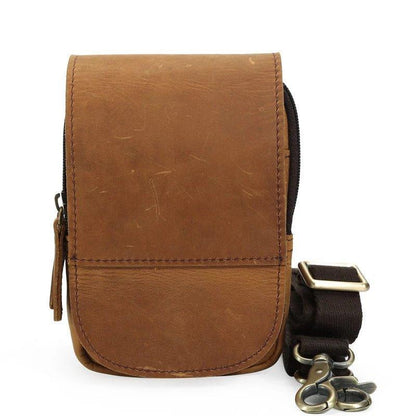 Woosir Genuine Leather Messenger Shoulder Bag For Man