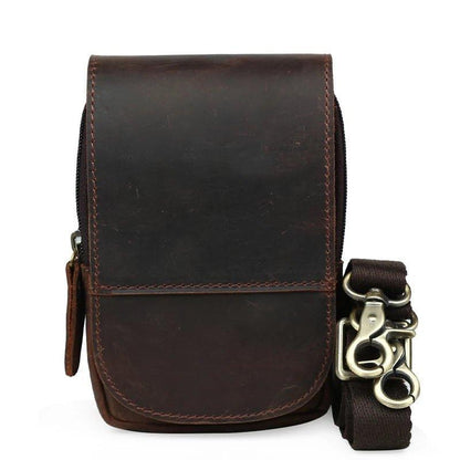 Woosir Genuine Leather Messenger Shoulder Bag For Man