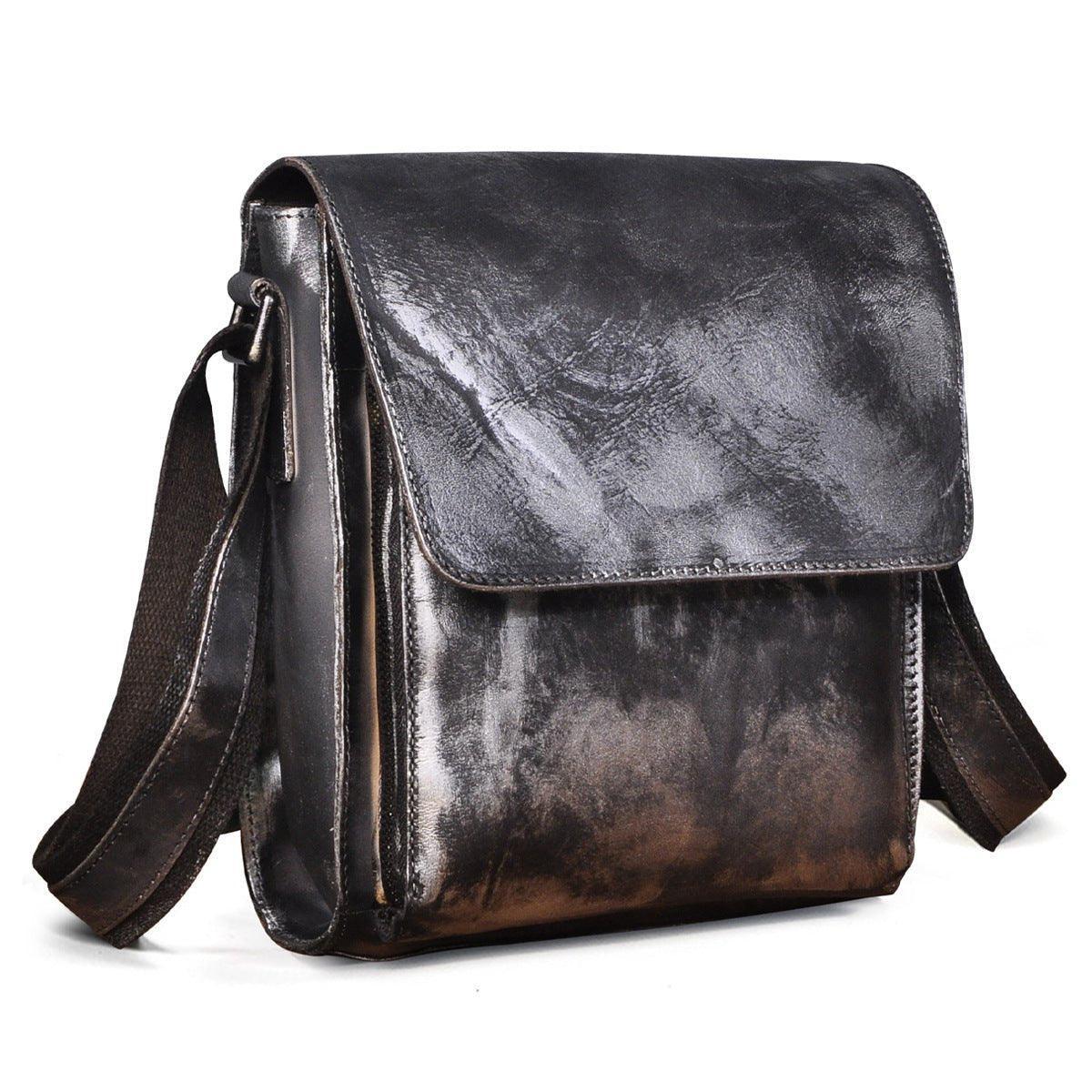 Woosir Genuine Leather Messenger Shoulder Bag for Men