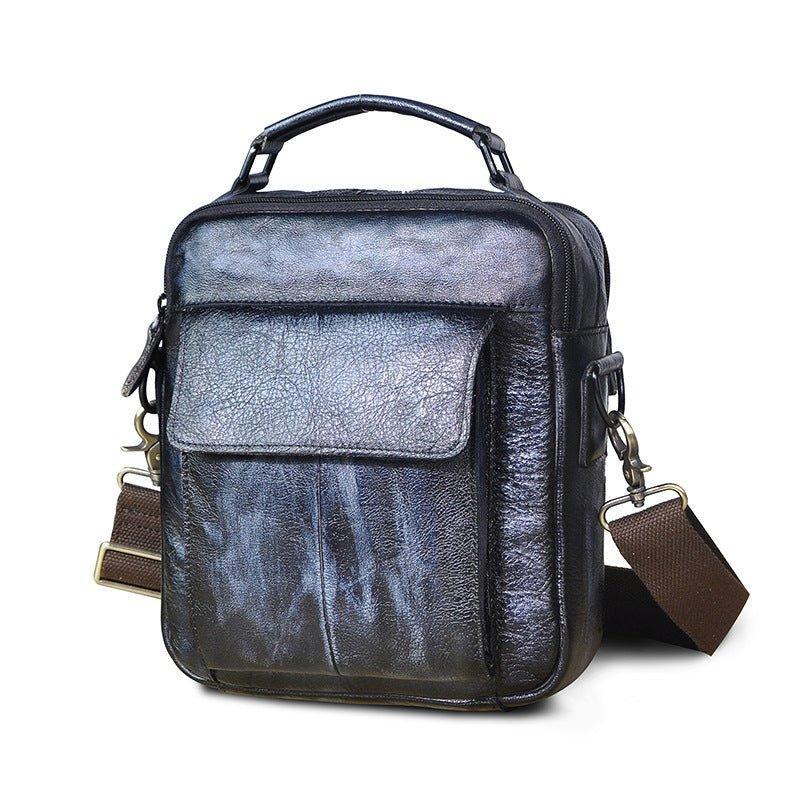 Woosir Vintage Leather Messenger Shoulder Bag for Men