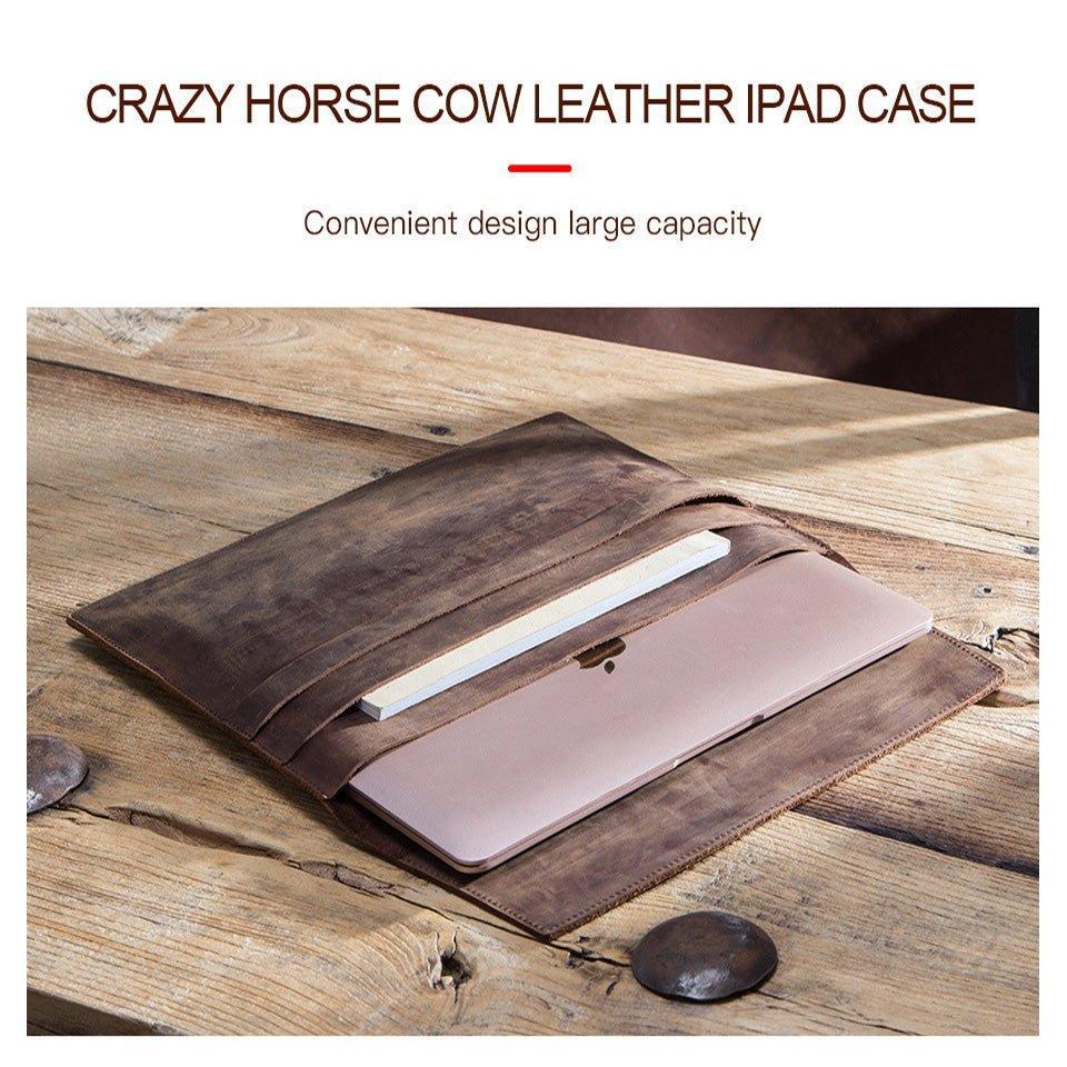 Woosir Genuine Leather Sleeve for 12 Inch iPad