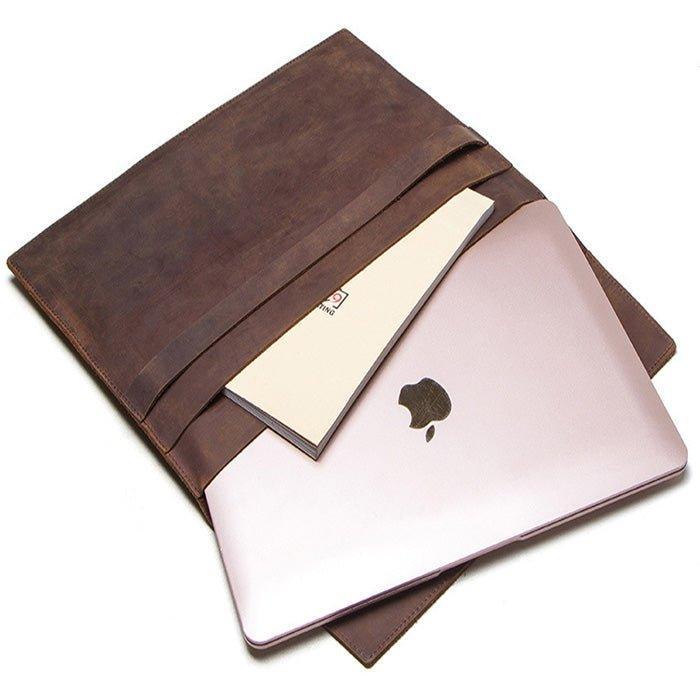 Woosir Genuine Leather Sleeve for 12 Inch iPad