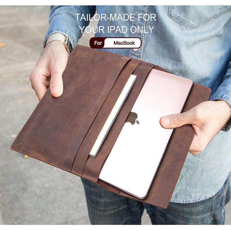 Woosir Genuine Leather Sleeve for 12 Inch iPad