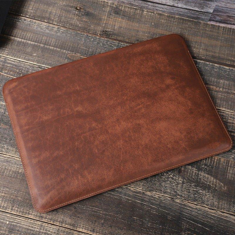 Woosir Genuine Leather Sleeve for 15.4 Inch Macbook Pro