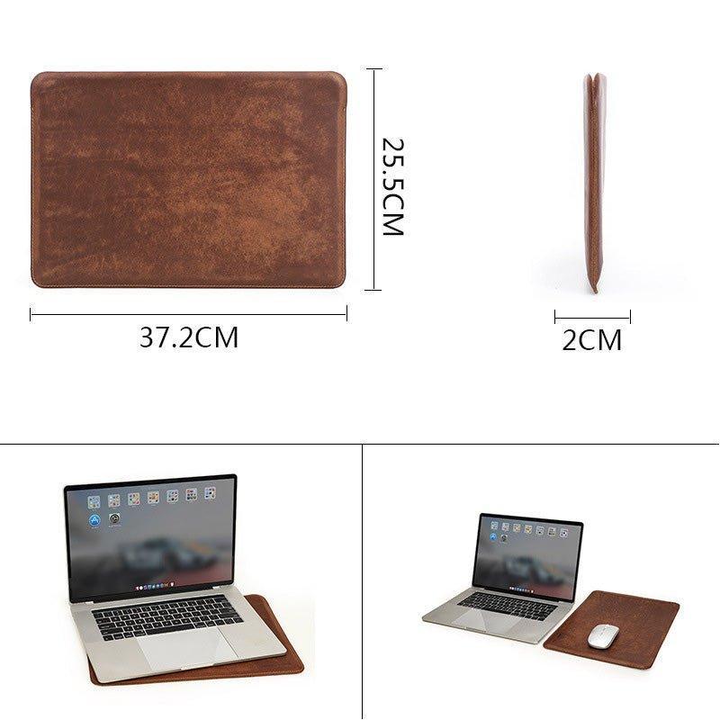 Woosir Genuine Leather Sleeve for 15.4 Inch Macbook Pro