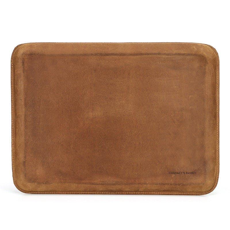 Woosir Vintage Leather Sleeve for 15.4 Inch Macbook Pro