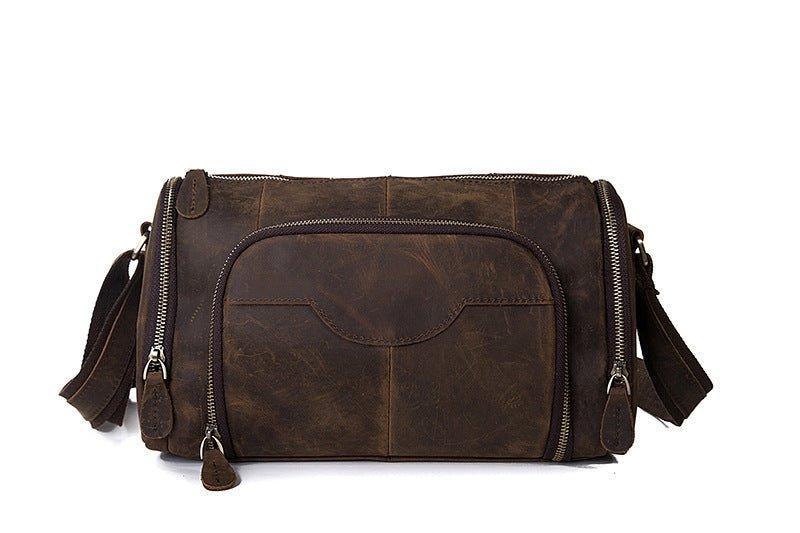 Woosir Genuine Leather Travel Messenger Bag for Men