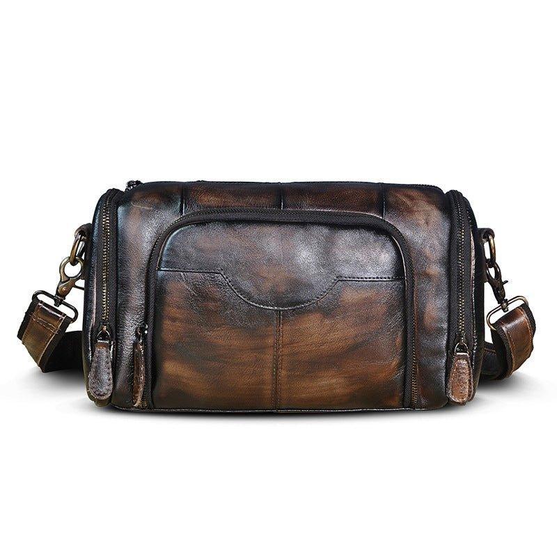 Woosir Genuine Leather Travel Messenger Bag for Men