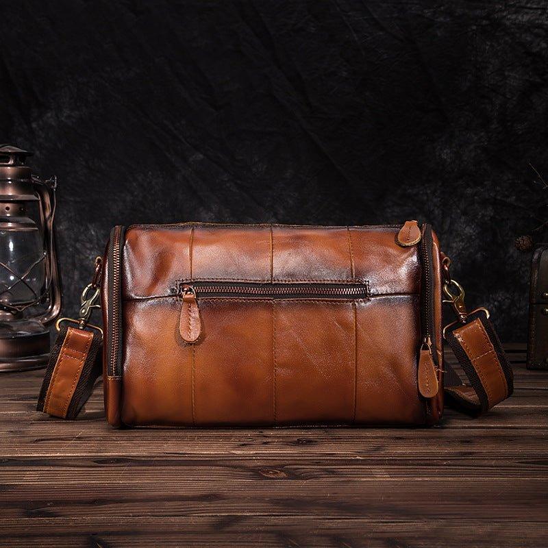 Woosir Genuine Leather Travel Messenger Bag for Men