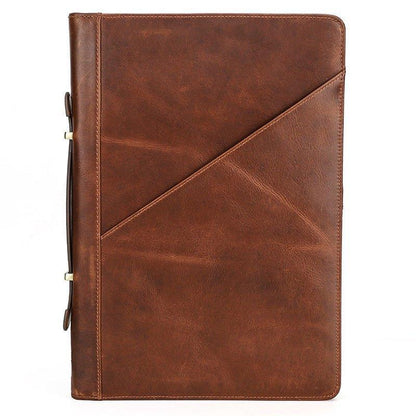 Woosir Leather Zipper Folio Case for Macbook Pro 14"