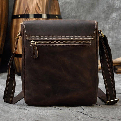 Woosir Handmade Leather Shoulder Bag for Men