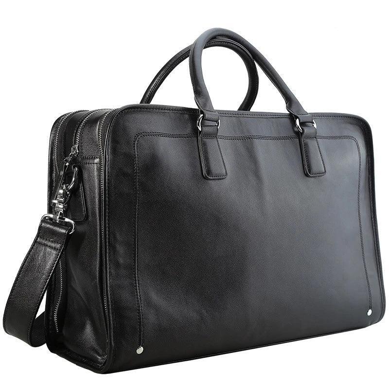 Woosir Laptop Leather Briefcase for Men