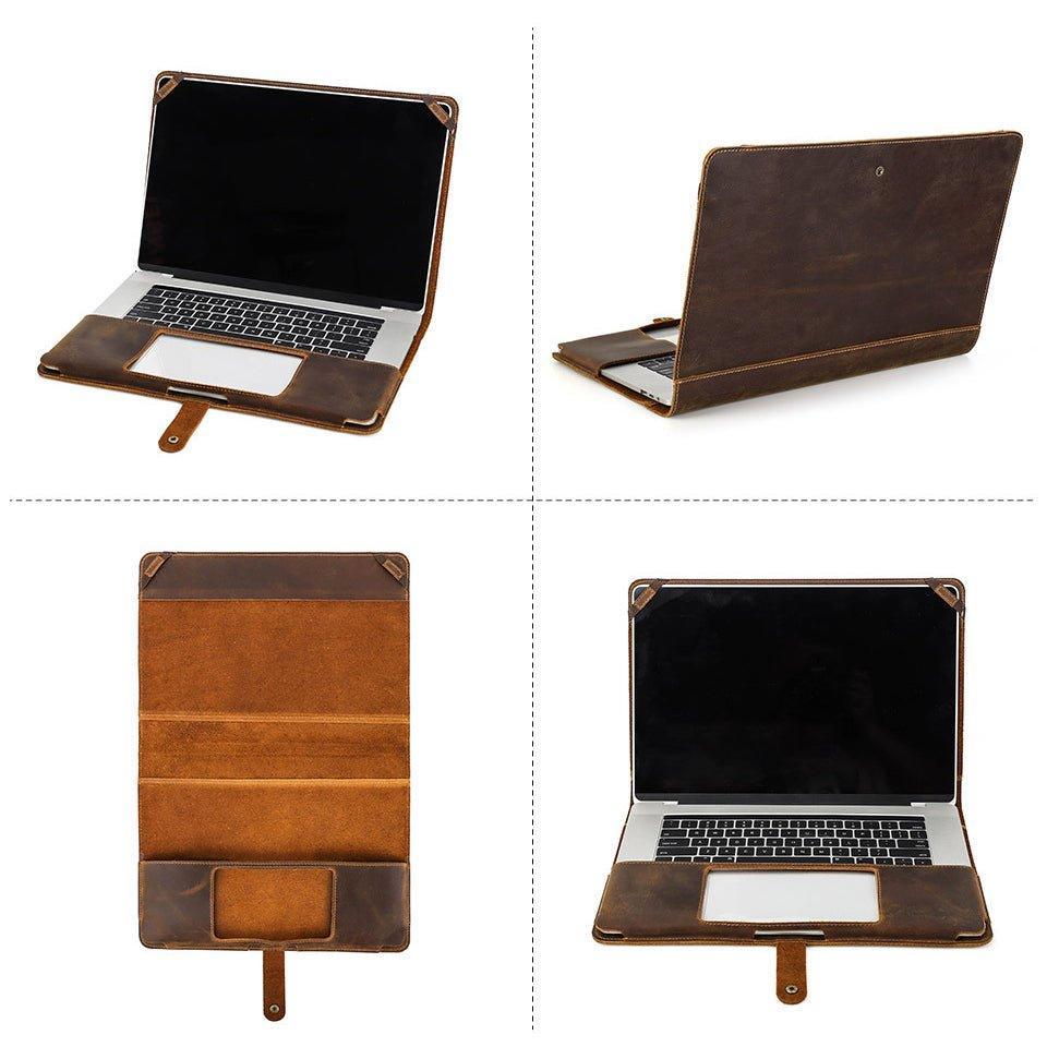 Woosir Laptop Leather Case For MacBook Pro 15.4 Inch