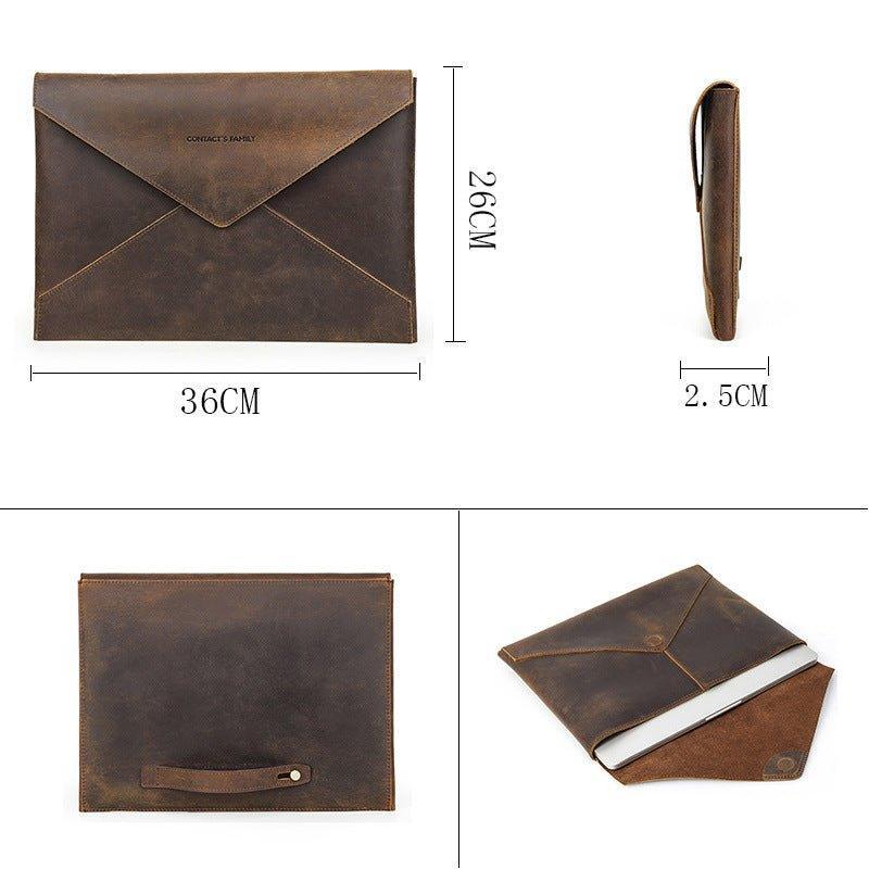 Woosir Laptop Leather Sleeve for Macbook Pro