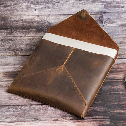 Woosir Laptop Leather Sleeve for Macbook Pro