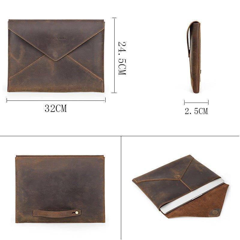 Woosir Laptop Leather Sleeve for Macbook Pro