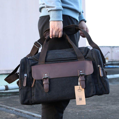 Large Canvas Duffle Bag Mens Women for Travel