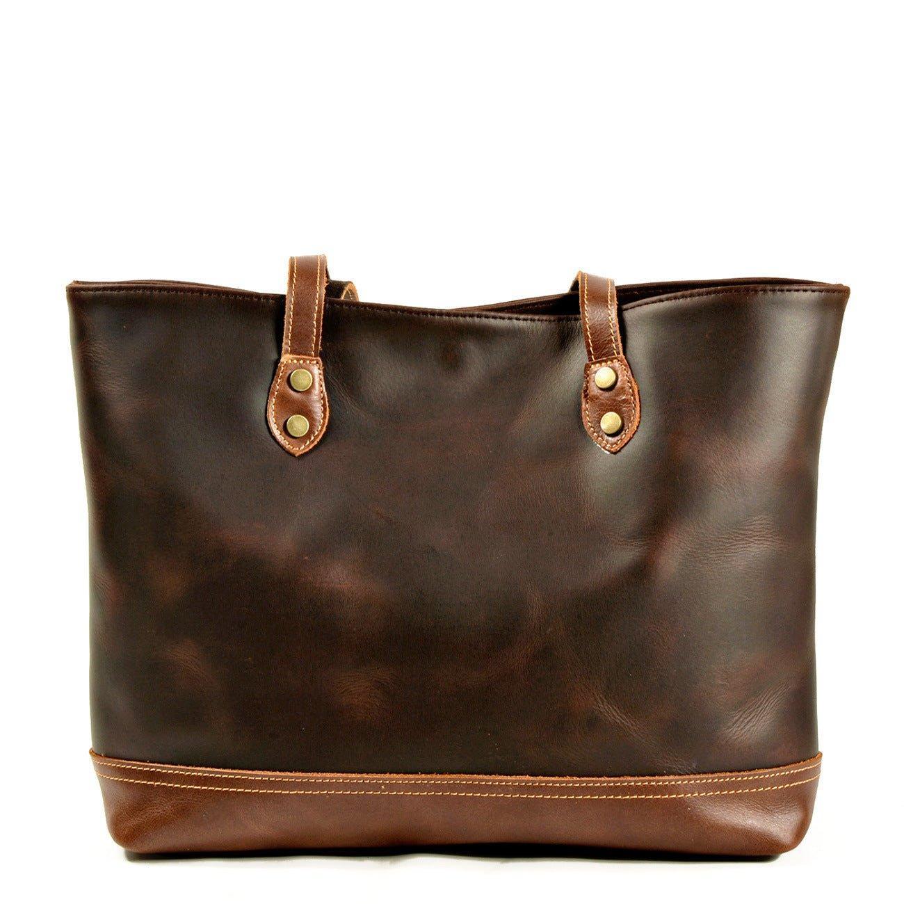 Woosir Large Shoulder Tote Leather Bag