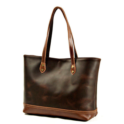 Woosir Large Shoulder Tote Leather Bag