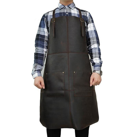 Woosir Leather Aprons - Grill Apron, Woodworking Apron