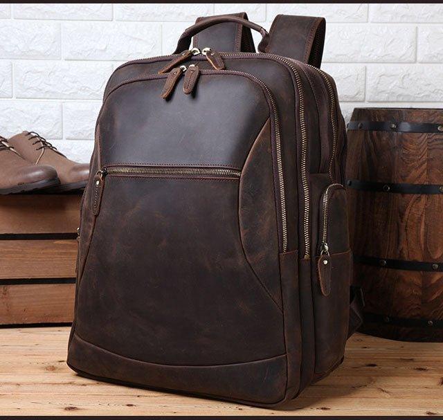 Woosir Leather Backpack Chair for 17 inch Laptop