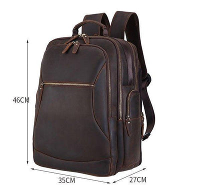 Woosir Leather Backpack Chair for 17 inch Laptop