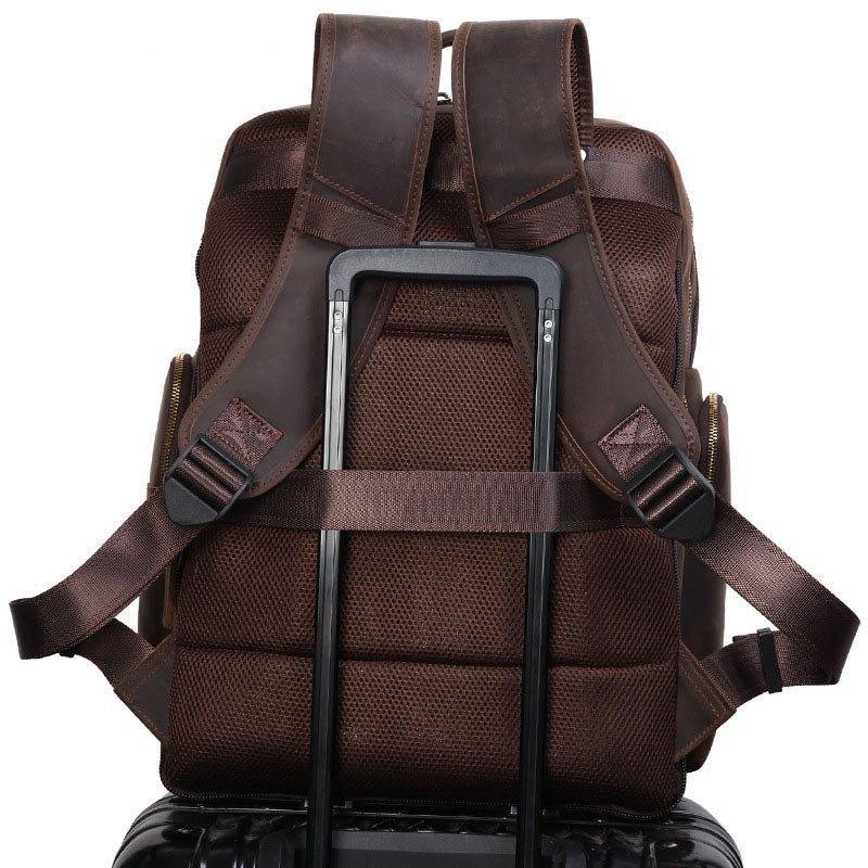 Woosir Leather Backpack Chair for 17 inch Laptop