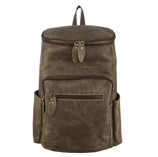 Woosir Leather Backpack Large Capacity for 15.6" Laptop