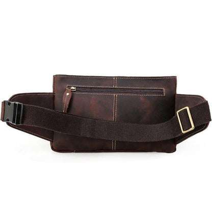 Woosir Leather Belt Bag with Pockets