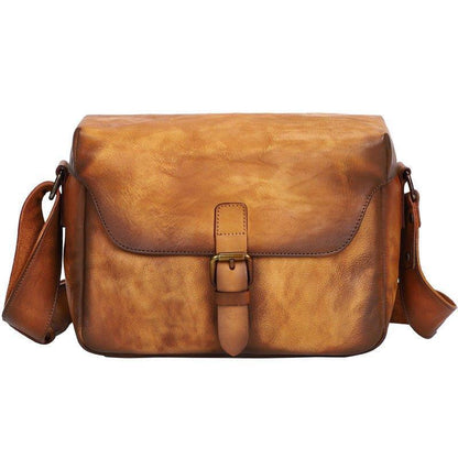 Woosir Leather Camera Bag Crossbody