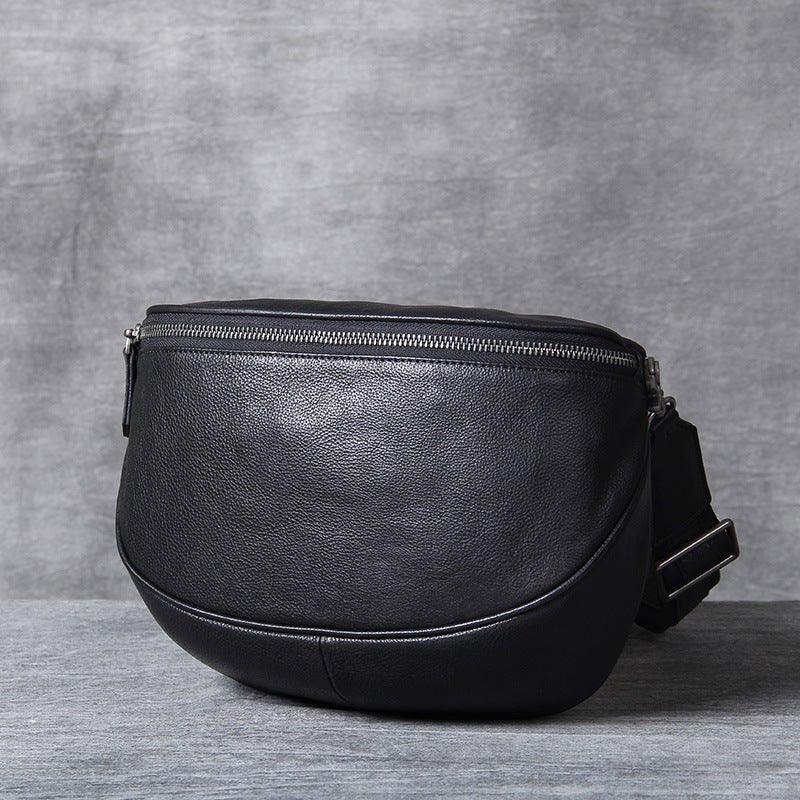 Leather Crossbody Sling Pack for Men