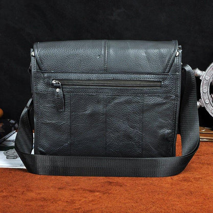 Woosir Leather Messenger Shoulder Bag for Men