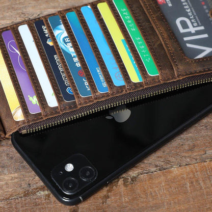 Woosir Leather Money Clip Wallet and Credit Card Holder