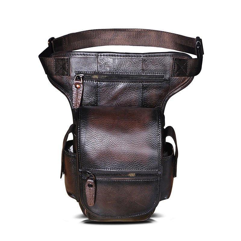 Woosir  Leather Phone Purse Hip Bag With Leg Strap