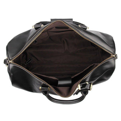 Leather Rolling Duffle Bag 20 Inch