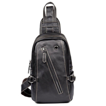 Leather Sling Bag Mens