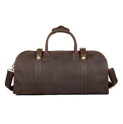 Leather Travel Bag Mens With Lock