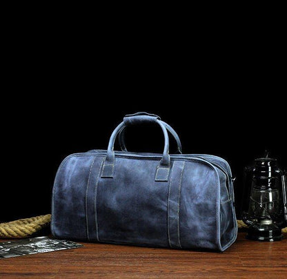 Leather Travel Bag Mens With Lock